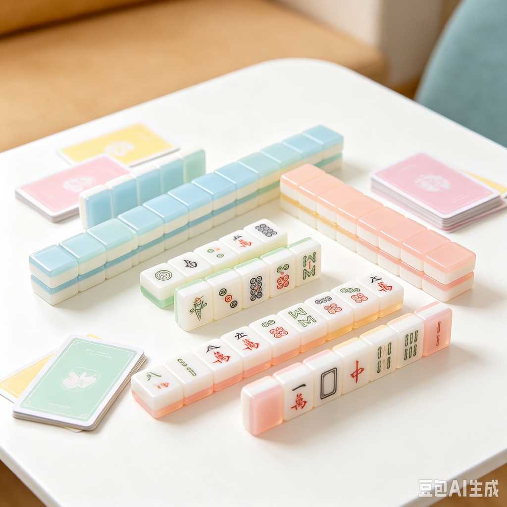 custom glitter mahjong tiles