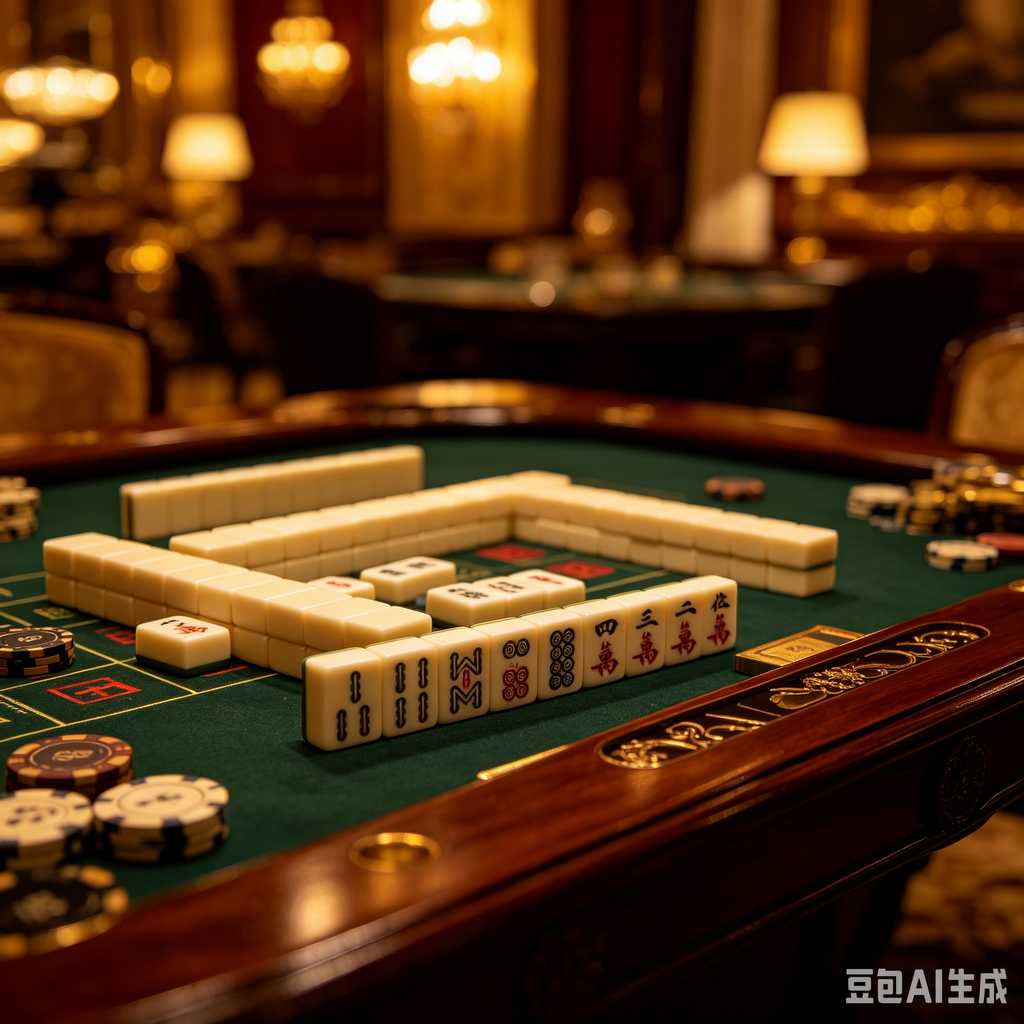 logo engrave mahjong tiles
